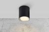 LED Aufbauleuchte schwarz silber Nordlux Fallon Long 10cm 500lm Moodmaker Bild 2