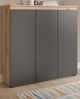 Kommode Assino in grau und Eiche 105 x 111 cm Bild 4
