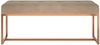 vidaXL Sitzbank Beige 110x36x45 cm Samt 350604 Bild 3