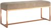 vidaXL Sitzbank Beige 110x36x45 cm Samt 350604 Bild 2