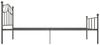 vidaXL Bettgestell Grau Metall 100 × 200 cm [284531] Bild 4