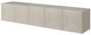 Lomadox Lowboard ADARE-141, 200 cm breit, kaschmir mit gerillter Front, wandhängend Bild 4