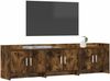 vidaXL TV-Schränk 168 x 33 x 47 cm Geräucherte Eiche Holzwerkstoff 8011207 Bild 2