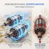 FLEXISPOT Tischgestell Elektrisches Höhenverstellbares Tischgestell 4-Bein – besonders stabil (Dualmotor, Kollisionsschutz, höhenverstellbar 71,5–118,5 cm, belastbar bis 150 kg, Sanfte Bewegung), ideal für Büro, Homeoffice & als Esstisch nutzbar Bild 3