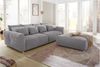 Hocker Giant / Gulliver, Mikrofaser, Grau, 130 x 42 x 130 cm Bild 2