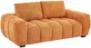 Vente-unique - BERENIA Sofa Stoff Rot - B 105 cm x H 81 cm x L 196 cm Bild 2