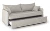 Dmora 3-Sitzer Schlafsofa Avellana, Schlafsofa fürs Wohnzimmer, gepolstert, abnehmbar, 100 % Made in Italy-Qualität, 205x86 h80 cm, Beige Bild 5