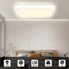 LQWELL LED Deckenleuchte Deckenleuchte Ultra-flach LED Decken-Panel 32W Durchmesser 40CM/50CM, LED fest integriert, neutralweiß, für Wohnzimmer Badezimmer Schlafzimmer Küche Balkon Keller Büro Bild 2