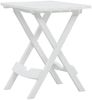 Gartentisch Klappbar, Balkontisch 44,5 x 38,5 x 50 cm Weiß Bild 2