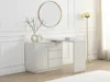 Vente-unique - VELANTO Schminktisch Holz, Platte Beige - B 40 cm x H 78,5 cm x L 98 cm168 cm Bild 2