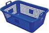 Waschkorb eckig 62 cm blau Bild 1