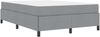 vidaXL Boxspringbett Hellgrau 160 x 200 cm Stoff 3398871 Bild 4