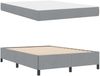 vidaXL Boxspringbett Hellgrau 160 x 200 cm Stoff 3398871 Bild 5