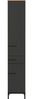 Germania Hochschrank GW-Yonkers, in Graphit/Navarra-Eiche-Nb, mit Türdämpfung, 34 x 190 x 34 cm (BxHxT) Bild 3