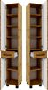 Badezimmer Set Industrial Style 100 cm Waschtisch und Hochschrank MORISSON-03 in Wotan Eiche Nb. inkl. Waschbecken, B/H/T: ca. 130/200/50 cm Bild 4