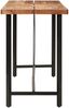 Bartisch, Stehtisch, Bistrotisch 180 x 70 x 107 cm Massivholz Akazie und Eisen Bild 3
