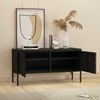 Sideboard Pyhtää 118x40x60cm Stahl Schwarz [en. casa] Bild 2