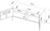 Sideboard Pyhtää 118x40x60cm Stahl Schwarz [en. casa] Bild 5