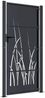 vidaXL Gartentor Anthrazit 100x200 cm Stahl Gras-Design 153171 Bild 4