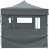 vidaXL Faltzelt Partyzelt Pop-Up mit 5 Seitenwänden 870x291x315 cm Anthrazit 44981 Bild 3