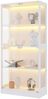 REDOM Vitrine Glas Sammlungsvitrine Transparent (4 Ebenen Stauraum, App-gesteuertes LED-Licht, Push-to-Open Türen, für Figuren & Modelle, 1-St, 80 x 35 x 170 cm) Bild 2
