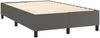 vidaXL Polsterbett mit Matratze Grau 120x200 cm Kunstleder, Härtegrad: H2 [3144600] Bild 4