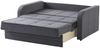 MOLERON Schlafsofa, Bezug: Soft 24, inkl. 2 Zierkissen, Kunststofffüße schwarz, 2 Sitzer Bild 5