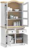 vidaXL Sideboard Corona Weiß 100 x 48,5 x 179 cm Massives Kiefernholz 42021199 Bild 3