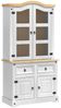 vidaXL Sideboard Corona Weiß 100 x 48,5 x 179 cm Massives Kiefernholz 42021199 Bild 2