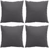 vidaXL Sofakissen 4 Stk. Anthrazit 40x40 cm Stoff Bild 4