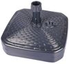 Sonnenschirmständer Anthrazit 12L befüllbar Rattan Schirmständer Schirmhalter Bild 2