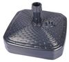 Sonnenschirmständer Anthrazit 12L befüllbar Rattan Schirmständer Schirmhalter Bild 4