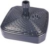 Sonnenschirmständer Anthrazit 12L befüllbar Rattan Schirmständer Schirmhalter Bild 3