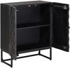 vidaXL Sideboard Schwarz 55 x 30 x 70 cm 42020080 Bild 4