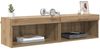 vidaXL TV-Schrankset 2 pcs Artisan-Eiche 60 x 30 x 30 cm Holzwerkstoff 882963 Bild 3