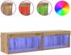 vidaXL TV-Schrankset 2 pcs Artisan-Eiche 60 x 30 x 30 cm Holzwerkstoff 882963 Bild 4