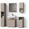 Livinity® Badmöbel-Set Timavo, Greige/Artisan-Eiche, 5 Teile, (5-St) Bild 5