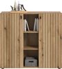 Schuhkommode (B/H/T: 106x96x37 cm) in Evoke Oak Nachbildung Bild 2