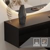 Planetmöbel Garderoben-Set 2x Hängeschrank WEST 100 cm schwarz, (Garderobenschrank, Wandgarderobe hängend oder stehend), Flurgarderobe Bild 3