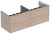 Unterschrank ONE 4 Schubladen 133 2x50 4x47 Eiche Bild 1