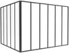 Vente-unique - BAYVIEW Innenglaswand MetallGlas Schwarz - B 150 cm x H 130 cm x L 180 cm Bild 2