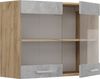 Küchenglasschrank R-Line Beton 80 cm Vicco Bild 4