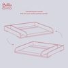 Bellabino 'Oti' Wickelaufsatz für IKEA Kommoden (Malm, Hemnes, Nordli), weiß, mit Trennfach (beidseitig montierbar), 10 x 74 x 80 cm Bild 3