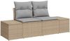 vidaXL Sofa Set mit Kissen 7 pcs Beige und Hellgrau Poly Rattan 3346990 Bild 4