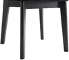 Vente-unique - CALENYA Stuhl Samt SchwarzBeige - B 48 cm x H 85,5 cm x L 50,5 cm Bild 5