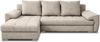 AX LIVING Manisa Wohnzimmer Couch L Form Beige mit Schlaffunktion L Bild 2