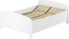 Weißes Bett Seniorenbett extra hoch 140x200 weiß Zubehör wählbar V-60.44W-14Federholzrahmen und Matratze inkl. Bild 3
