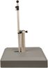 Liro Schirmständer Alu-Vario 50 S mit flexibler Klemmung 55 x 55 cm graphit V1S-50-03 Bild 2