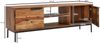 Lowboard Sheesham Massivholz 147x51x38 cm TV-Kommode mit zwei Türen, Design T... Bild 4