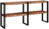 vidaXL Konsolentisch mit Regal Mehrfarbig Massives upgecyceltes Holz 4104741 Bild 5